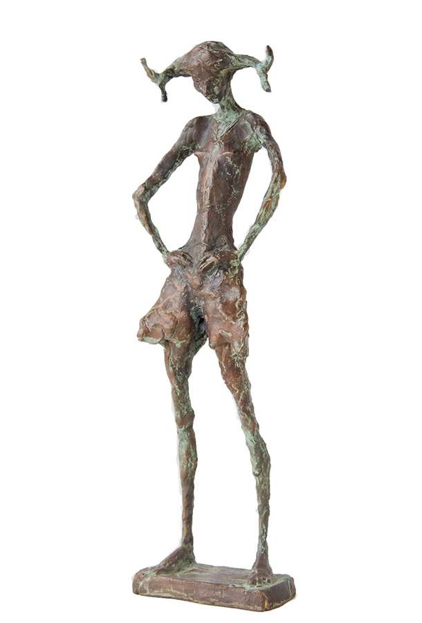 Мари Кирохо. "Сорванец", 2020. Бронза, 40х12х7 см. Фото из архива Мари Кирохо