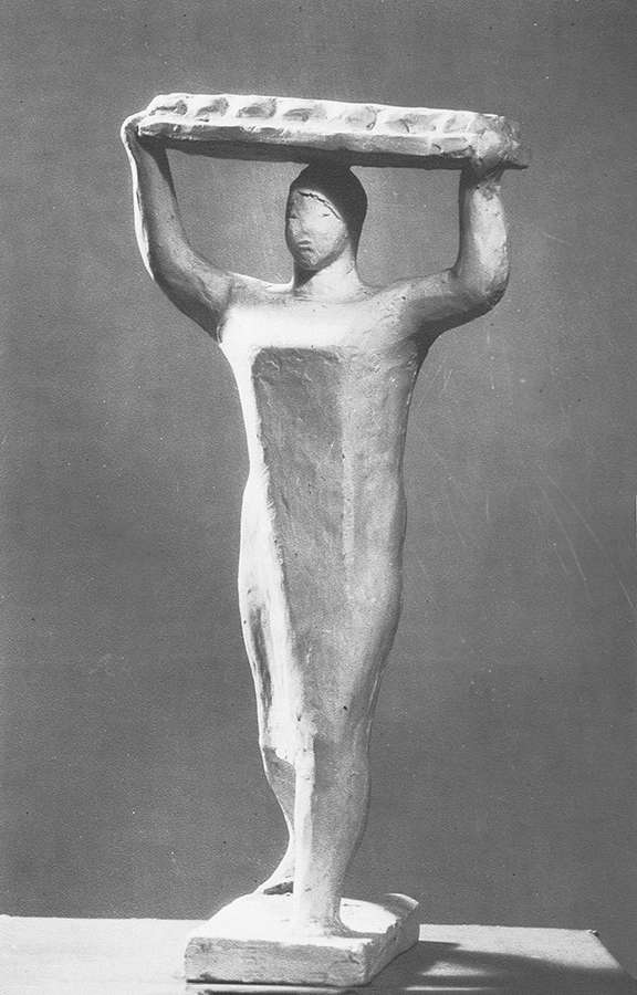 Вера Рунёва. "Хлеб", 1964. Глина. Фото из архива Веры Рунёвой