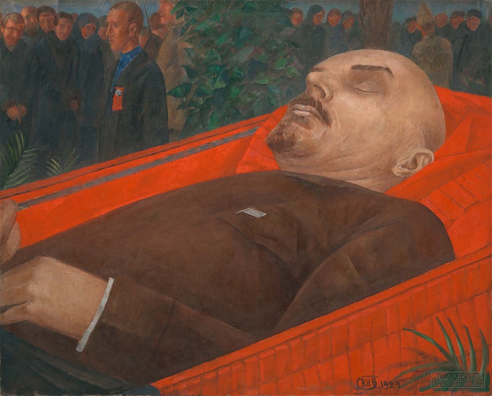 Петров-Водкин К.С. У гроба Ленина. 1924. ГТГ