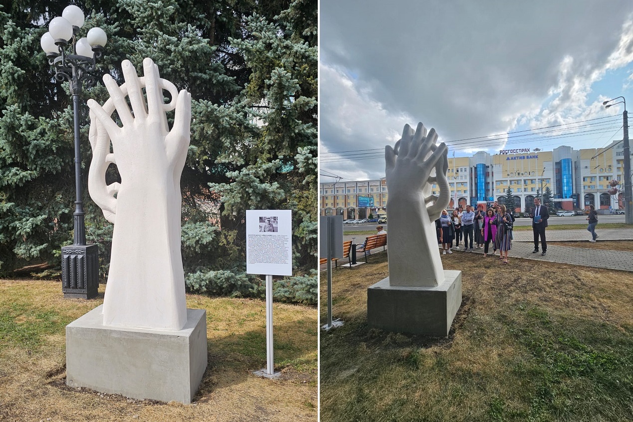 Далгат Далгатов. ''Ускользающая''. Известняк. Симпозиум в Саранске, 2023