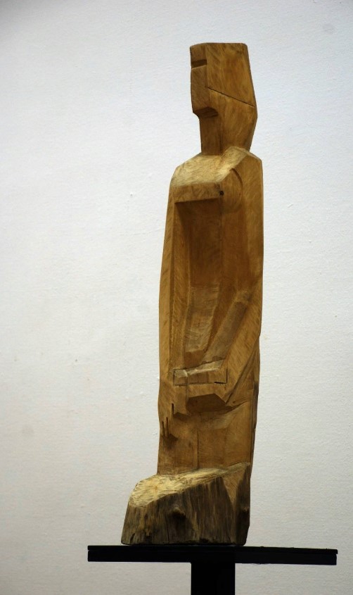 ''Рогнеда'', 1962. Дерево, 90х31х28 см