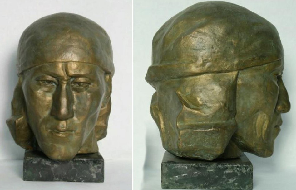 "Портрет оленевода", 1978. Бронза, 32х21х25 см