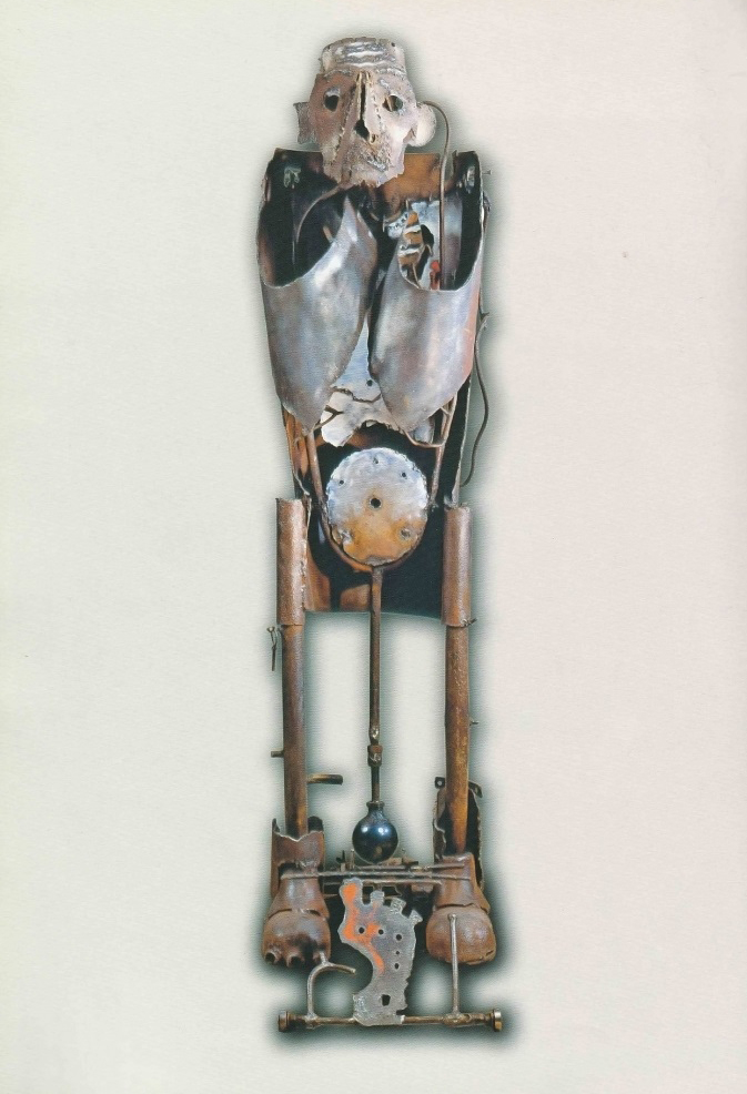 ''Человек'', 1990. Железо, сварка, 180х60х87 см.Частная коллекция, Милан, Италия
