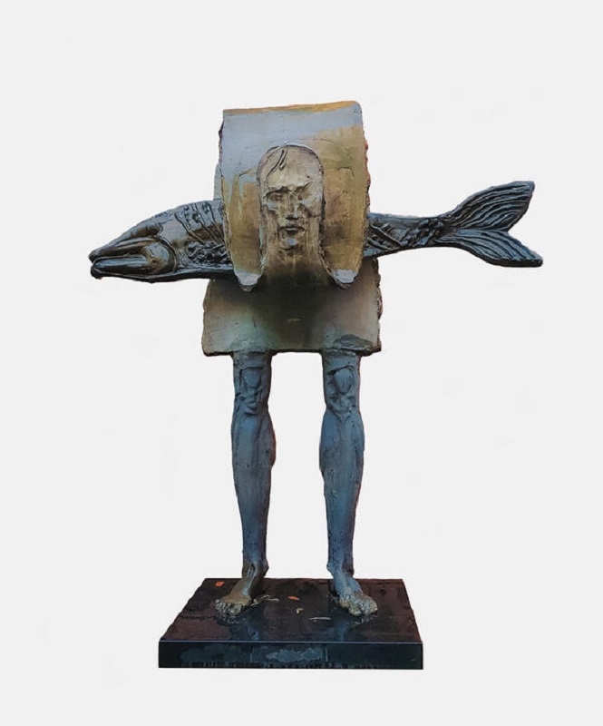 Александр Бурганов. "Пророк", 1990. Бронза, 123х107х30 см. Московский государственный музей "Дом Бурганова". Фото: проект Минкультуры России "АРТЕФАКТ"