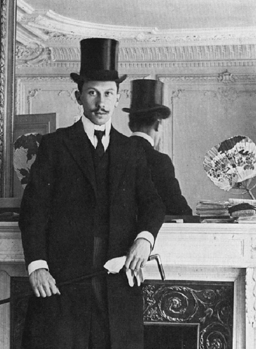 В. Н. Домогацкий в Париже. Фотография 1900 года