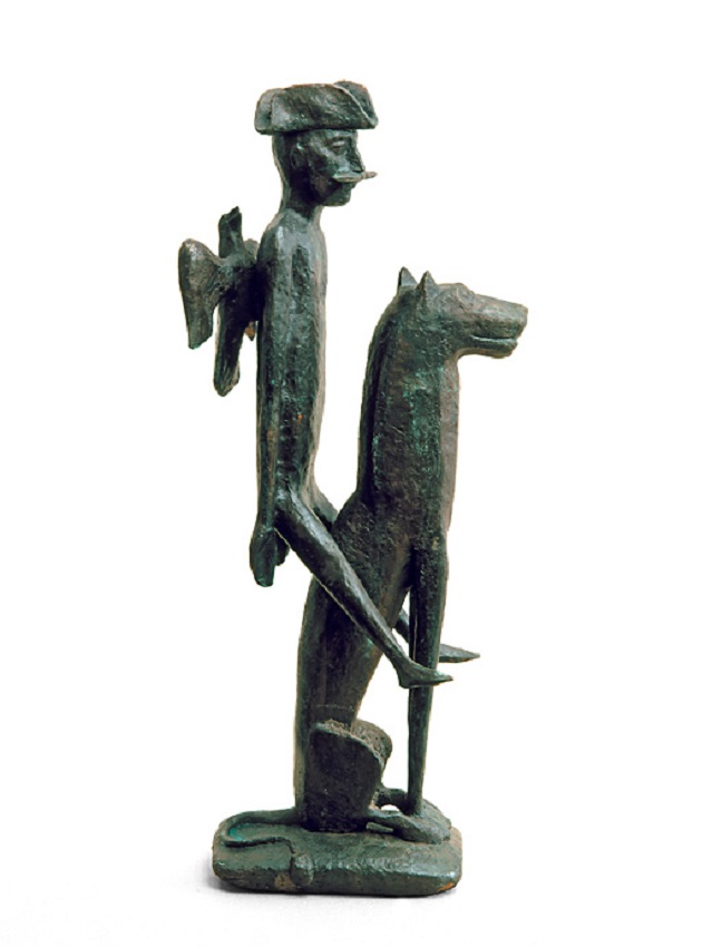 ''Мюнхгаузен'', 1985. Бронза, 63x20x30 см