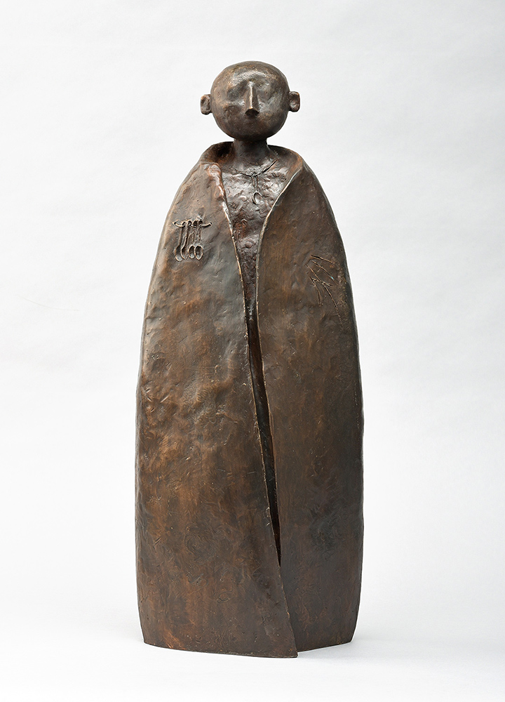 ''Похититель чайных ложек'', 2025. Бронза, 54х22х14 см