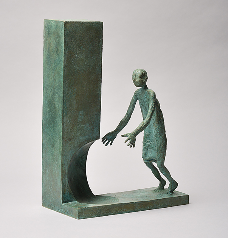 ''Сизиф'', 2023. Эскиз. Бронза, 34х23,5х14 см