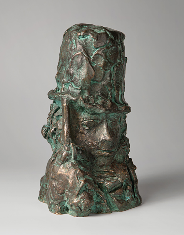 ''У Черной речки'', 2023. Бронза, 22х12,5х13 см