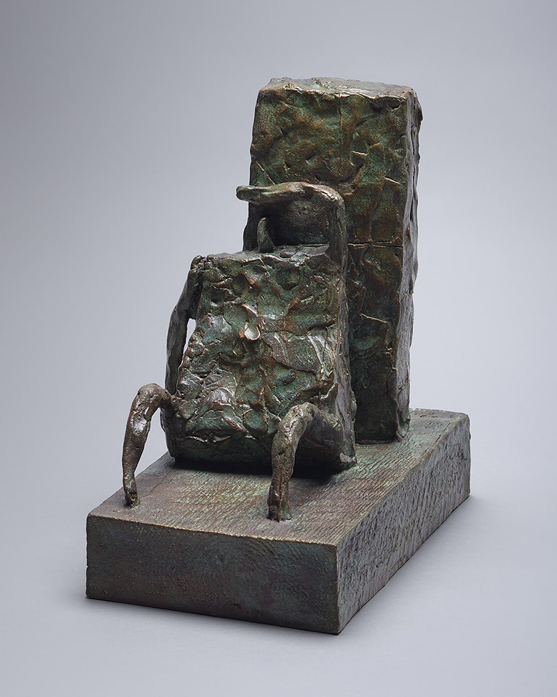 ''Ох, нелегкая это работа - из болота тащить Бегемота!'', 2024. Бронза, 26х16х24 см