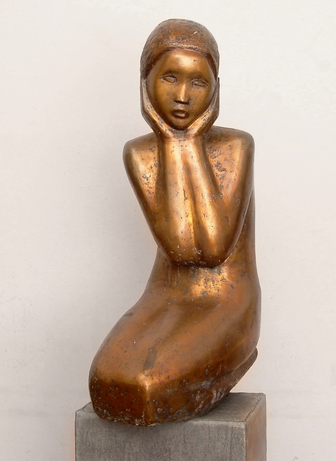 ''Алтайская девочка'', 1965. Бронза, 69х38х22,5 см.Камчатский краевой художественный музей. Фото: yavarda.ru