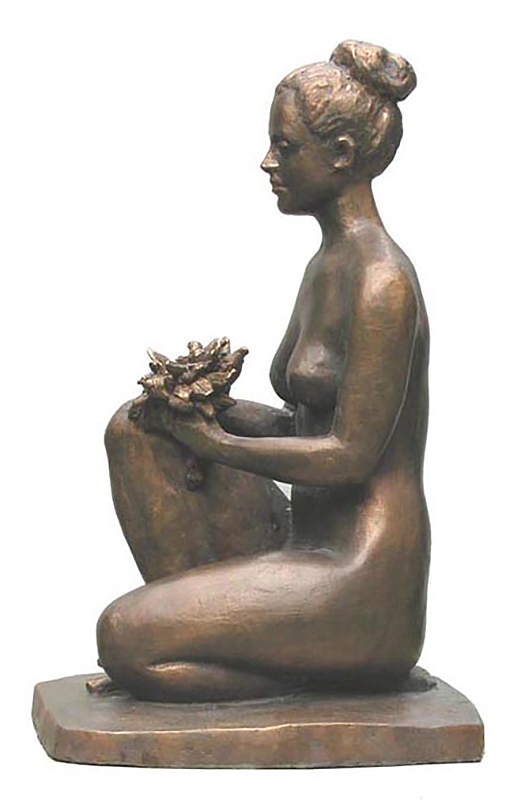 Михаил Лушников. "Женщина", 2006. Бронза, 29х14х18 см. Фото из архива Михаила Лушникова