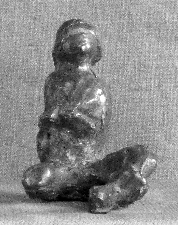 Анатолий Машаров. "Раненый", 1986. Металл, высота 12 см. Фото Анны Рождественской
