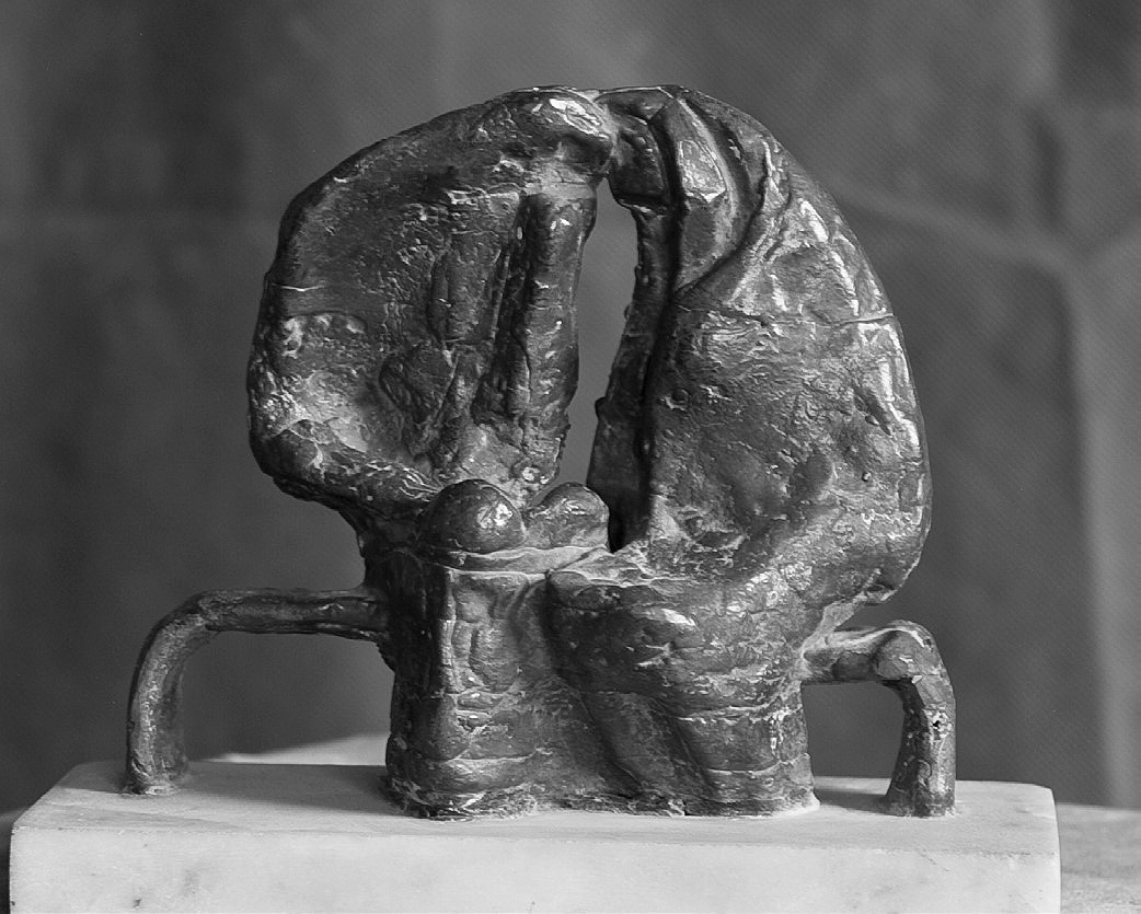 Анатолий Машаров. "Разговор шепотом", 1980. Металл, 15х20х8 см. Фото Анны Рождественской