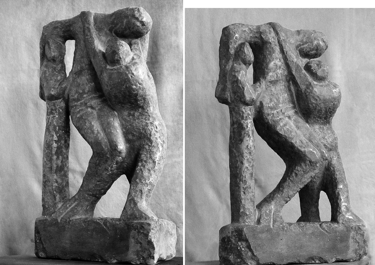 Анатолий Машаров. "Снятие с креста", 1978. Камень, 50х35х25 см. Государственная Третьяковская галерея, Москва. Фото Анны Рождественской