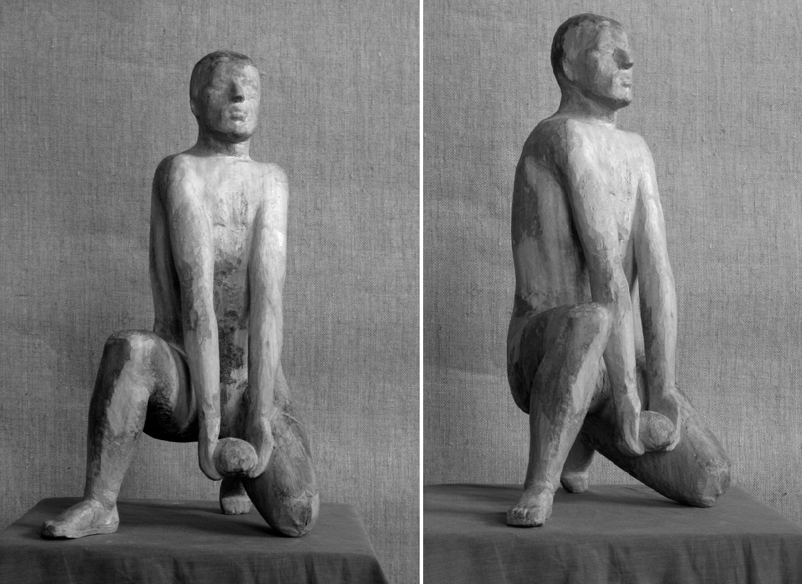 Анатолий Машаров. "Давид", 1978. Дерево, высота 35 см. Фото Анны Рождественской