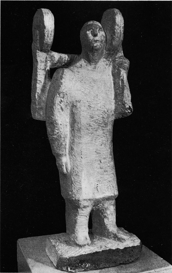 Анатолий Машаров. "Точильщик", 1973. Камень, 66х22х14 см. Дирекция выставок СССР, Москва. Фото Анны Рождественской