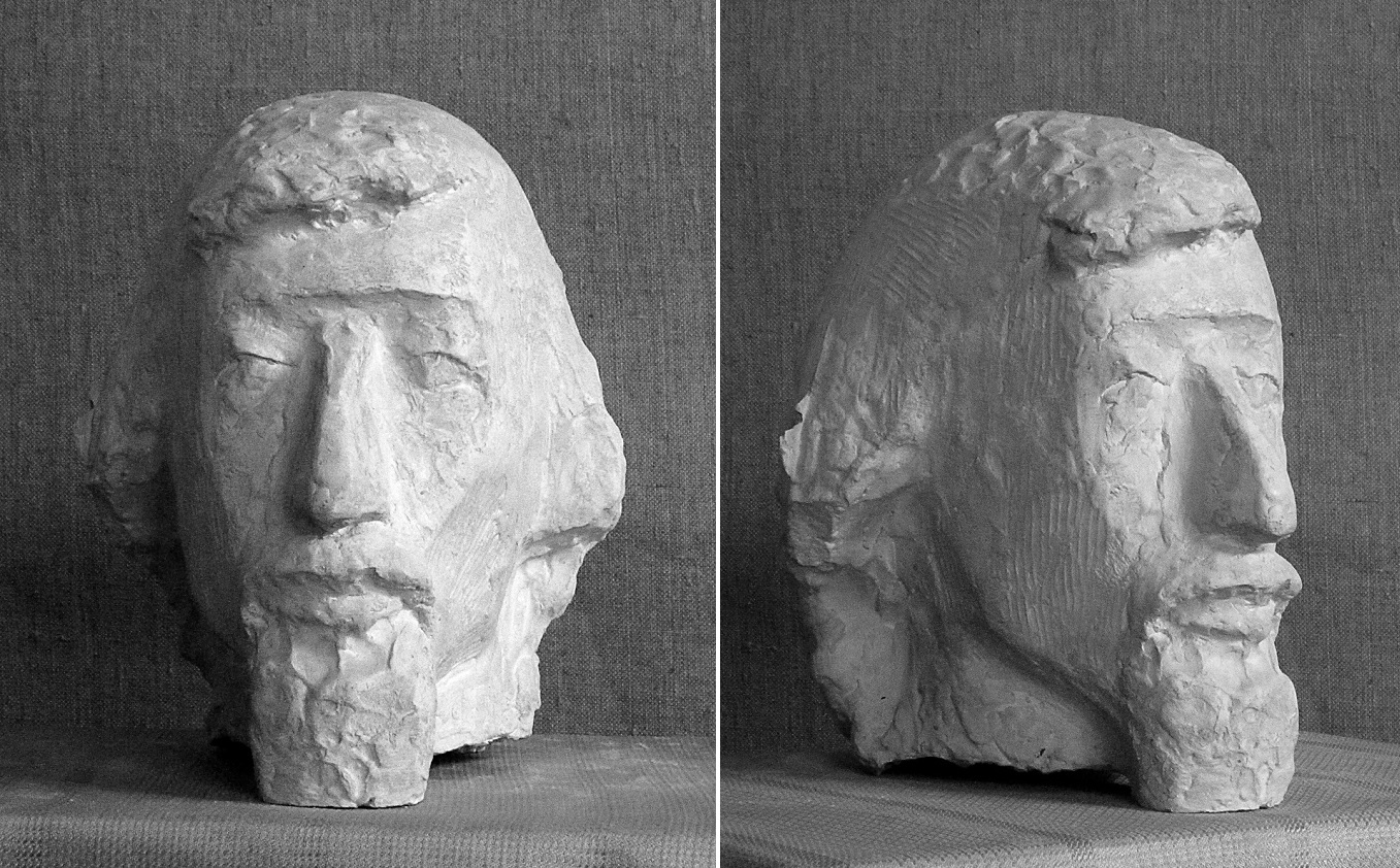 Анатолий Машаров. "Портрет скульптора Василия Лютого", 1972. Гипс, высота 25 см. Фото Анны Рождественской