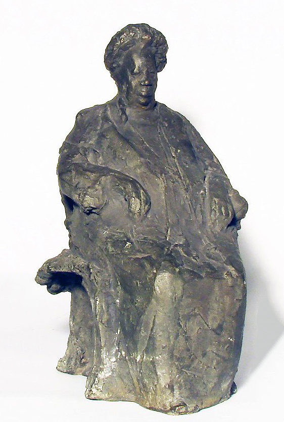 ''Портрет профессора Е.Ф. Гнесиной'', 1960. Бронза, 31,5х19,3х21,6 см.Государственный Русский музей, С.-Петербург. Фото: goskatalog.ru