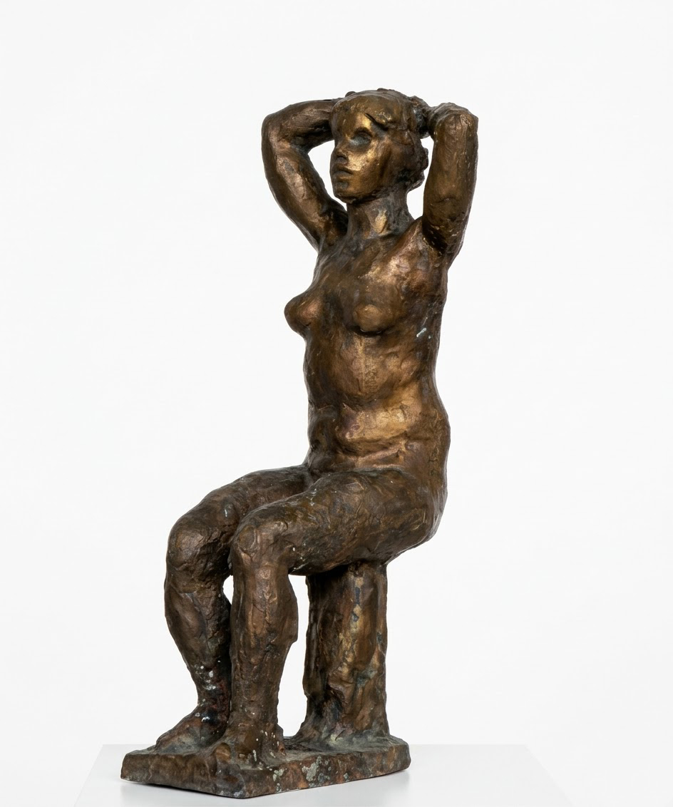 ''Обнаженная'', 1983-1984. Бронза, 67х29х27 см.Государственная Третьяковская галерея, Москва. Фото: goskatalog.ru 