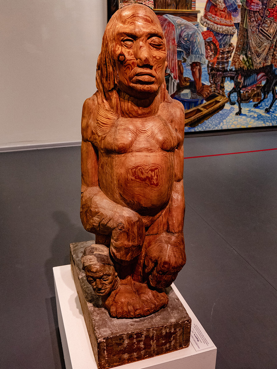 ''Мудрость'', 1927. Дерево тонированное. Государственный Русский музей, С.-Петербург. Фото Е.П. Макарова (сообщество ''Телеобъектив'', ВКонтакте)