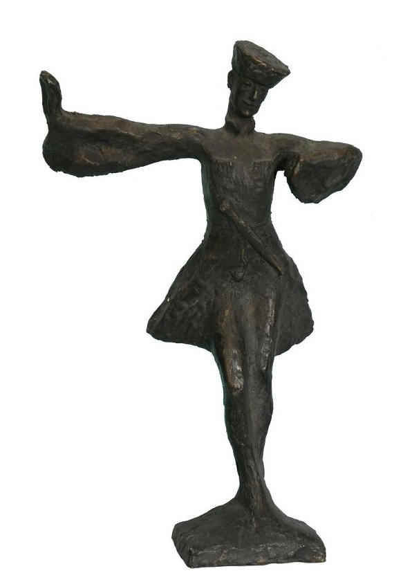 ''Танец'', 1939. Бронза, 33х22х11 см.Государственный Русский музей, С.-Петербург. Фото: goskatalog.ru