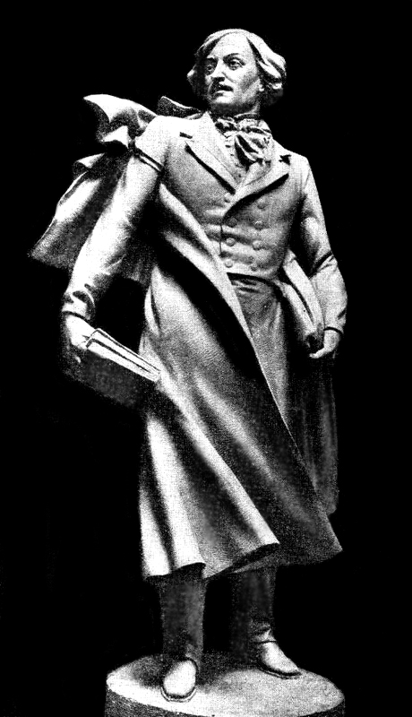 Фигура Н.В. Гоголя для памятника в Москве, 1947. Гипс. Фото: synthart.livejournal