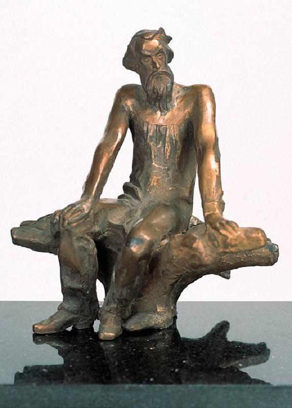 ''С.Т. Конёнков'', 1980. Бронза, 35х27х25 см