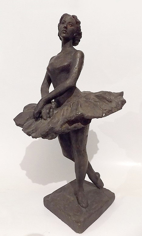 ''Балерина'', 1950-е. Бронза, 20х10х10 см