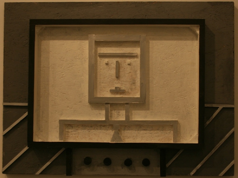 Игорь Шелковский. "Телеящик", 2013. Дерево, краска