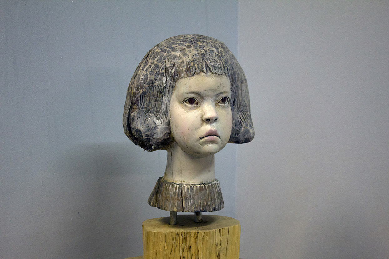 ''Лиза'', 2019. Дерево тонированное, 40х30 см