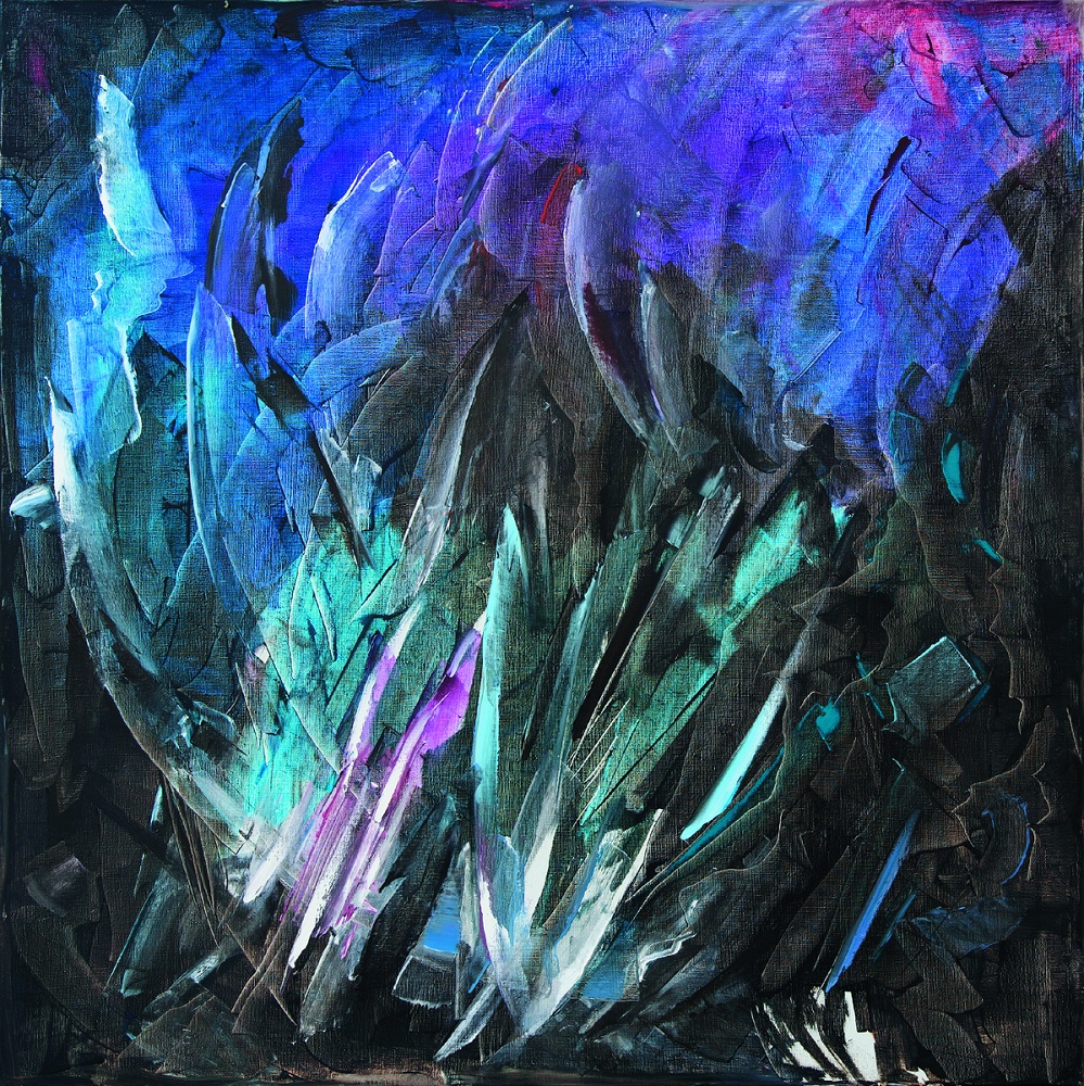''Фантазия в стиле блюз'', 2010. Холст, масло, 100х100 см