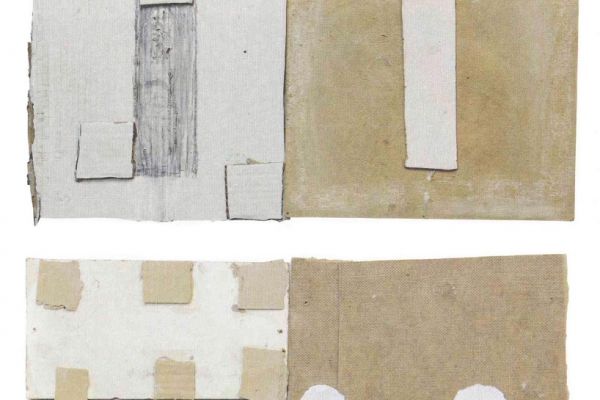 Анатолий Комелин. Этюды, 2016-2018. Картон, краска, 29х55 см. Фото из альбома ''Анатолий Комелин. В мастерской'', Москва, 2018