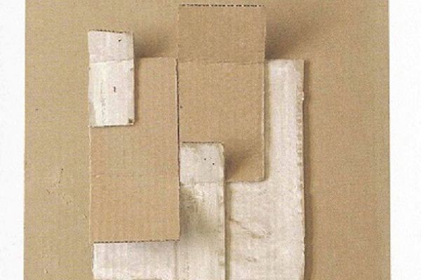 Анатолий Комелин. Опус 3, 2003-2008. Картон, 30х30 см. Фото из альбома ''Анатолий Комелин. ''Знаки бытия, Москва'', 2014