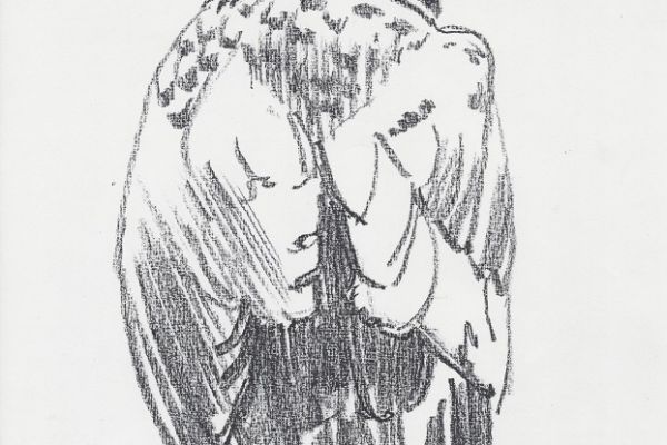 Олег Яновский. Московский зоопарк, 2001-2004. Бумага, карандаш. Фото из архива О. Яновского