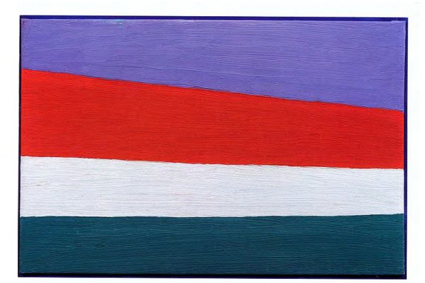 Игорь Шелковский. Из серии ''Флаги'' 21, 1990-е - 2010-е. Холст, масло, размеры вариативны.  Фото: каталог ''Игорь Шелковский'', Мультимедийный комплекс актуальных искусств, М., 2013