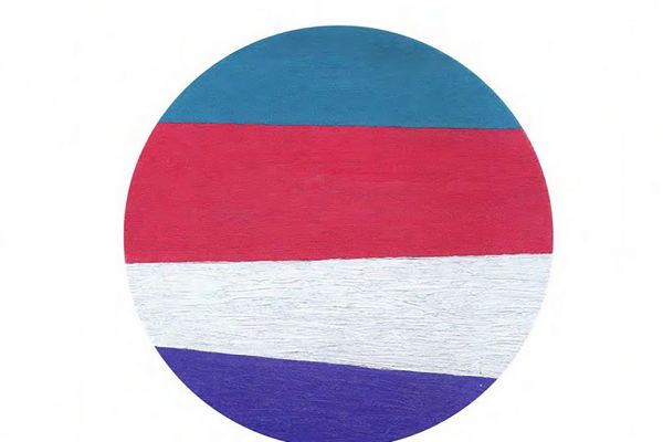 Игорь Шелковский. Из серии ''Флаги'' 7, 1990-е - 2010-е. Холст, масло, размеры вариативны.  Фото: каталог ''Игорь Шелковский'', Мультимедийный комплекс актуальных искусств, М., 2013