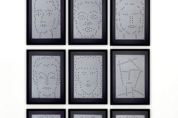 Игорь Шелковский. ''Японская графика'', 1995. Рисовая бумага, перфорация, 60х42 см (каждая). Фото: alinapinskygallery.com 