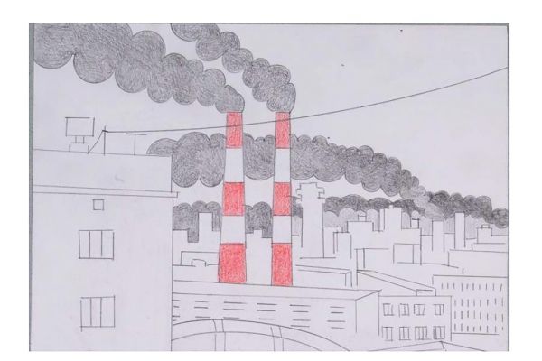 Игорь Шелковский. Из серии ''Механическое риcование'' 12, 2002-2012. Бумага, карандаши, 14,5х21 см. Государственный музейно-выставочный центр ''РОСИЗО'', Москва 