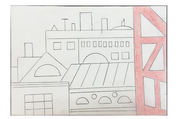 Игорь Шелковский. Из серии ''Механического рисование'', 2002-2012. Бумага, карандаши, 14,6х20,4 см. Московский музей современного искусства