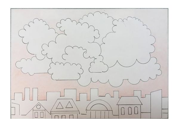 Игорь Шелковский. Из серии ''Механического рисование'' 4, 2002-2012. Бумага, карандаши, 14,6х20,9 см. Московский музей современного искусства