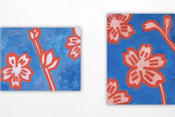 Игорь Шелковский. Из серии ''Цветы'', 2005. Холст, масло, 40х50 см, 60х45 см. Фото: alinapinskygallery.com 