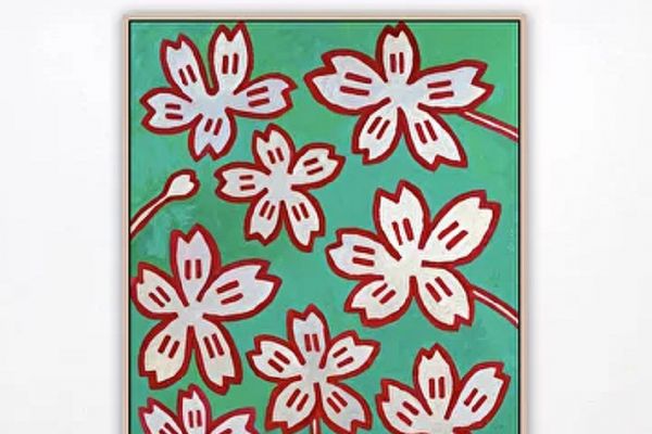 Игорь Шелковский. Из серии ''Цветы'' 5, 2005. Оргалит, масло, 154х122 см. Фото: alinapinskygallery.com 