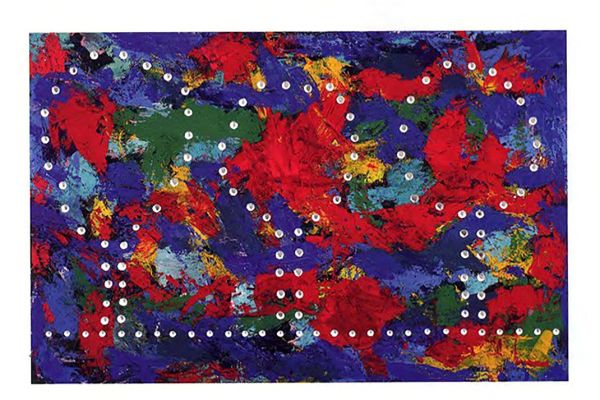 Игорь Шелковский. ''Три дерева'', 1980-е. Дерево, масло, 60х90,5 см. Фото: каталог ''Игорь Шелковский'', Мультимедийный комплекс актуальных искусств, М., 2013