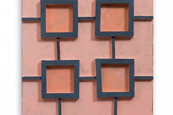 Игорь Шелковский. Рельеф из серии ''Орнаменты'' 12, 2015-2018. Дерево, краска, 60х40 см. Фото: alinapinskygallery.com