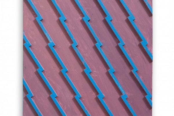 Игорь Шелковский. Рельеф из серии ''Орнаменты'' 15, 2015-2018. Дерево, краска, 60х40 см. Фото: alinapinskygallery.com