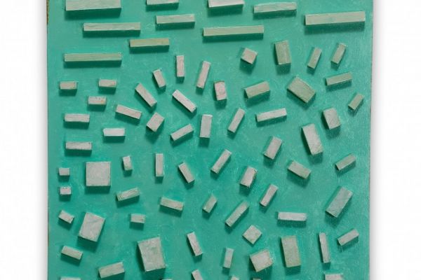 Игорь Шелковский. Рельеф из серии ''Орнаменты'' 16, 2015-2018. Дерево, краска, 60х40 см. Фото: alinapinskygallery.com