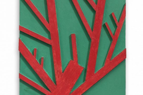 Игорь Шелковский. Рельеф из серии ''Орнаменты'', 2015-2018. Дерево, краска, 60х40 см. Фото: alinapinskygallery.com