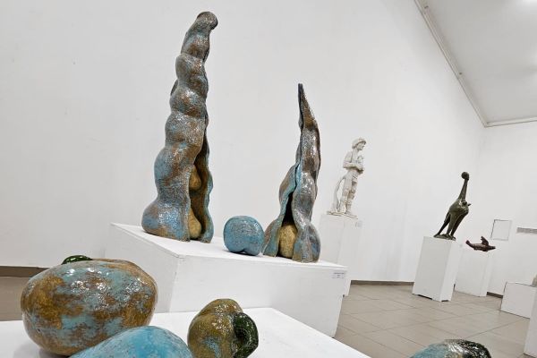 Открытие выставки ''Творческим группам по керамике - 30 лет''. Фото Маргариты Камардиной