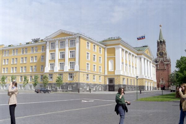 14-й корпус Московского Кремля. Демонтирован в 2016 году. Фото: pastvu.com